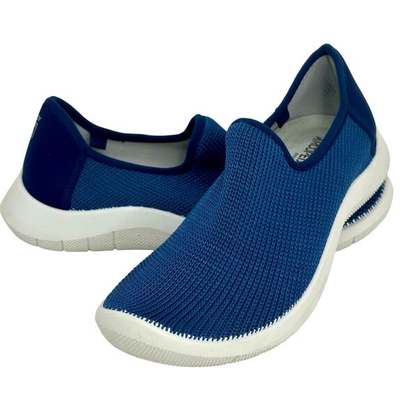 Archipedico Gaia Slip on Sneakers NAVY , ROYAL BLUE & WHITE - Picture 1 of 8